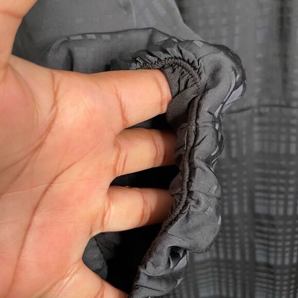 Halogen Womens Everyday Wrap Dress L Midnight Navy 3/4 Sleeve Witchy Demure - Picture 9 of 10